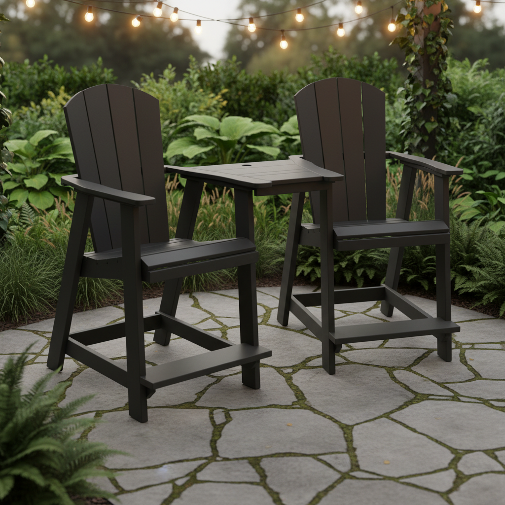 DuraWeather Poly TETE-A-TETE TABLE SET