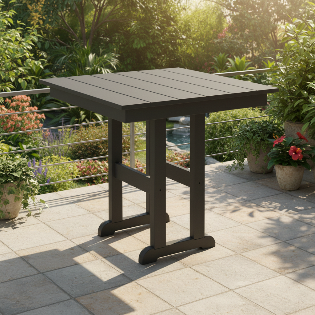 DuraWeather Poly 33 SQUARE TABLE