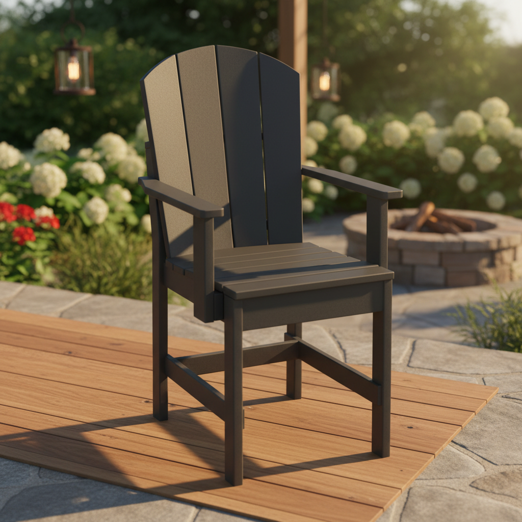 DuraWeather Poly FANBACK DINING CHAIR