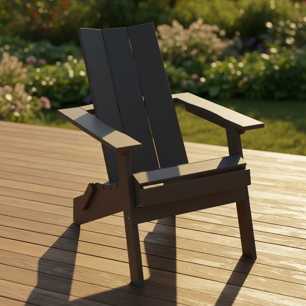 DuraWeather Poly MODERN FOLDING ADIRONDACK