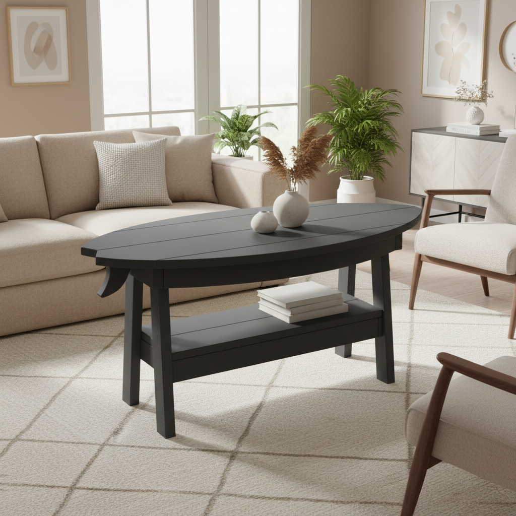 DuraWeather Poly SURFBOARD COFFEE TABLE