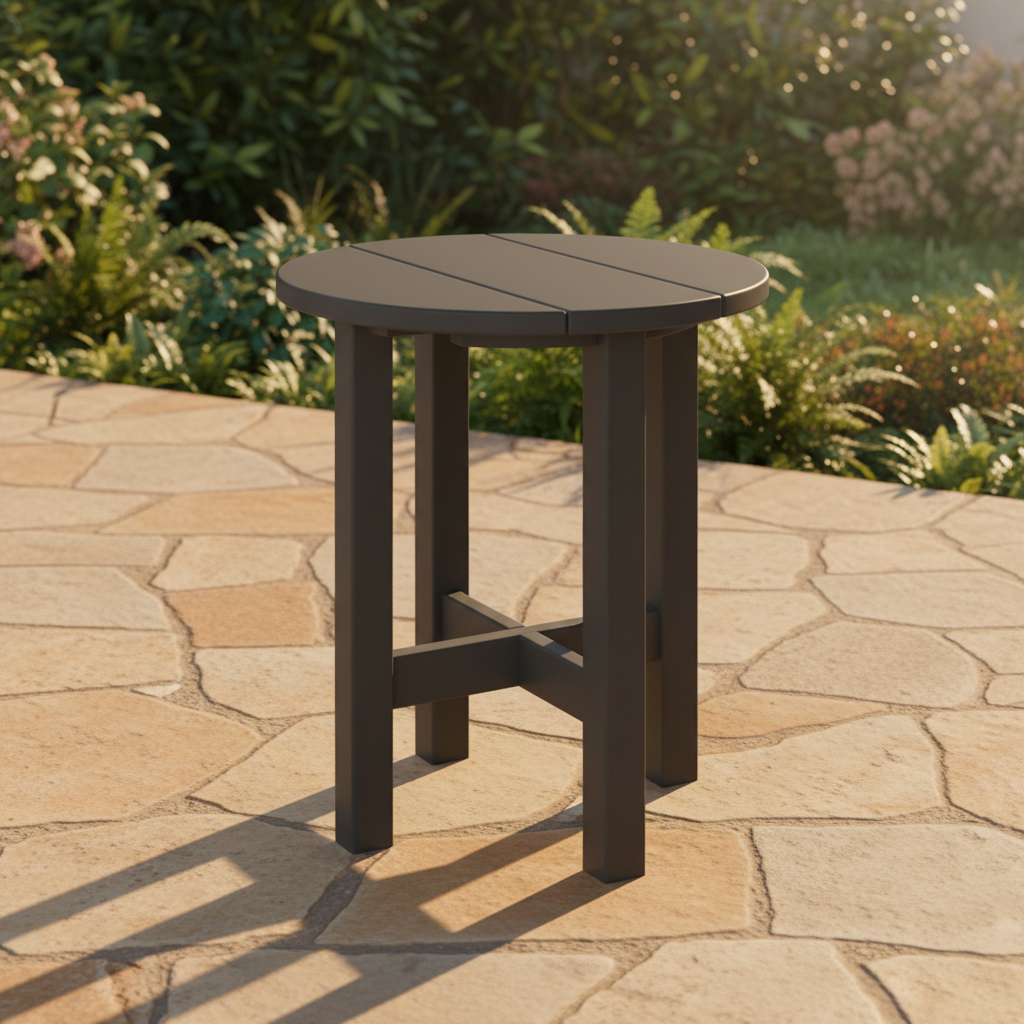 DuraWeather Poly ROUND END TABLE