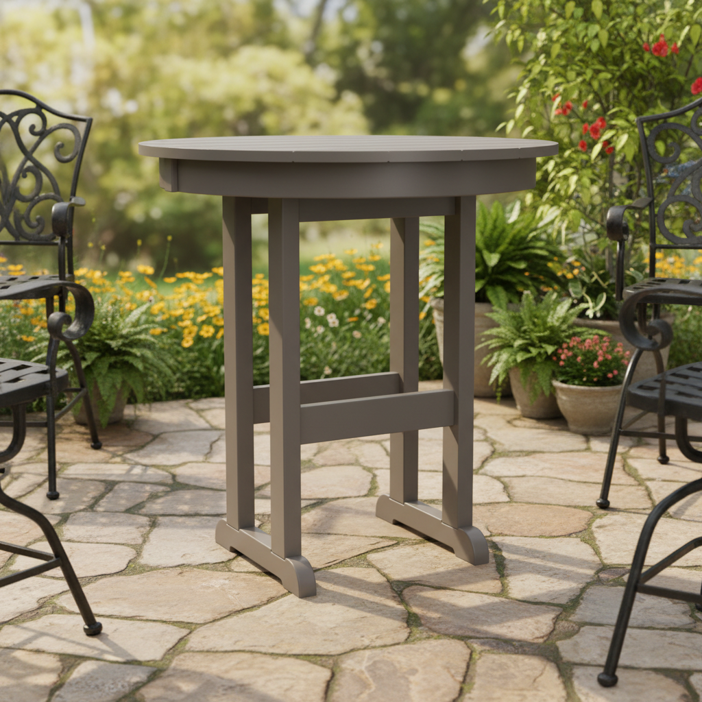 DuraWeather Poly 33" ROUND TABLE
