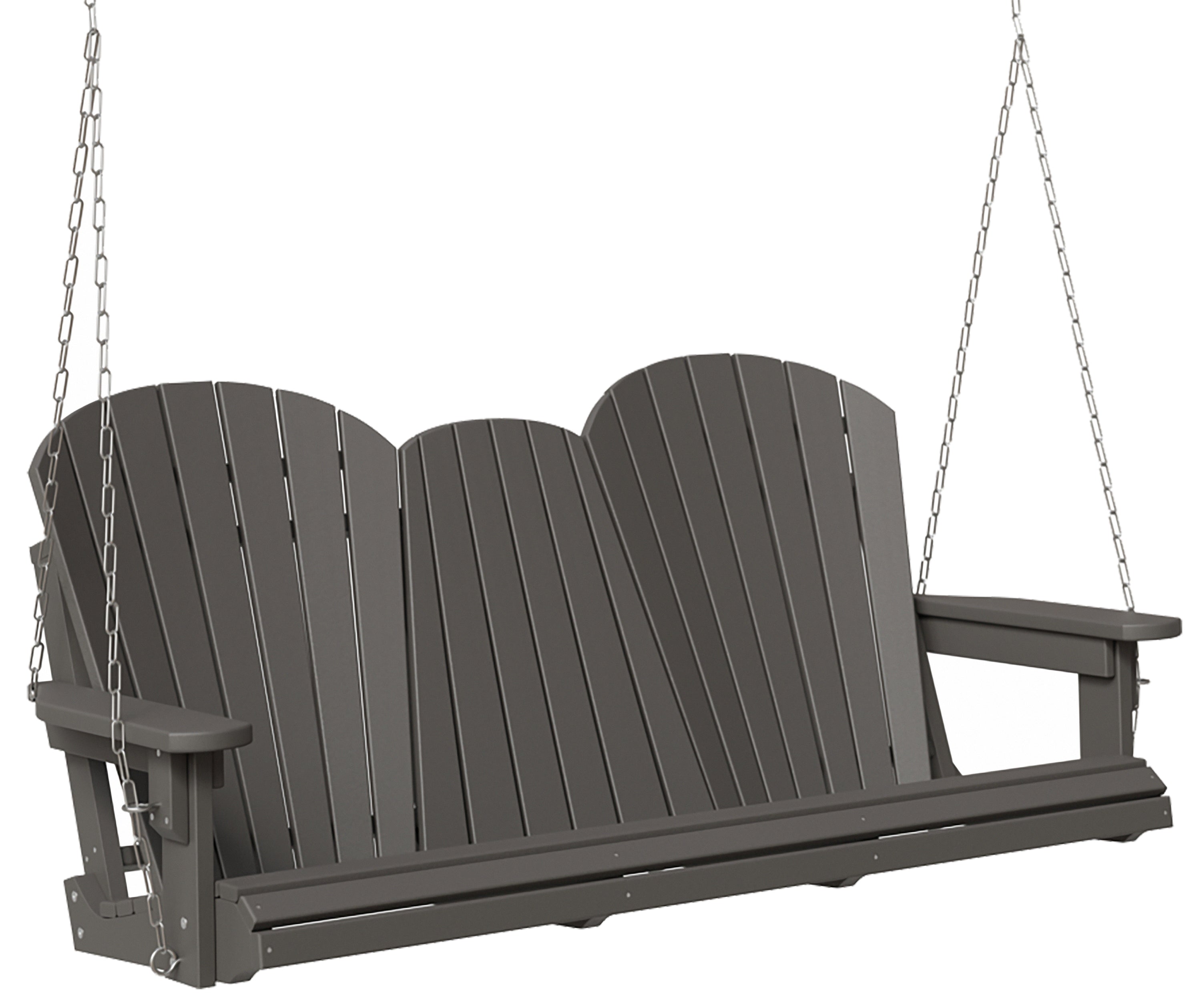 5'ft Porch Swing With Flip Down Tray & Arbor - New