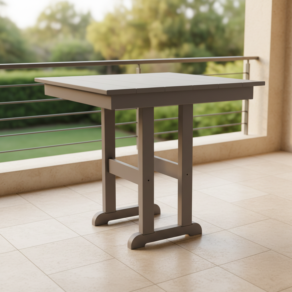 DuraWeather Poly 33 SQUARE TABLE