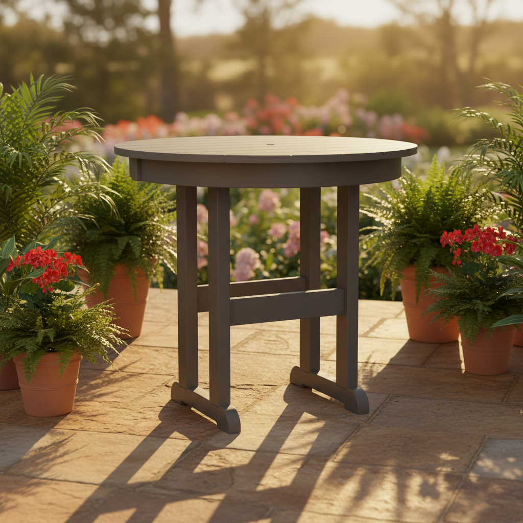 DuraWeather Poly 33" ROUND TABLE