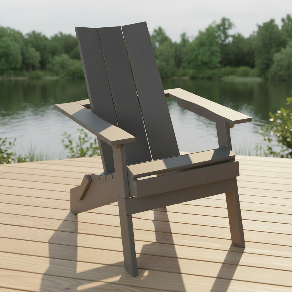 DuraWeather Poly MODERN FOLDING ADIRONDACK