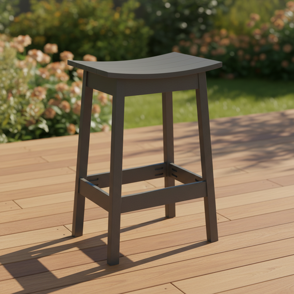 DuraWeather Poly SADDLE STOOL