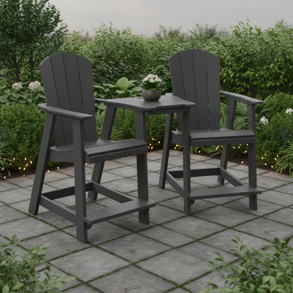 DuraWeather Poly TETE-A-TETE TABLE SET