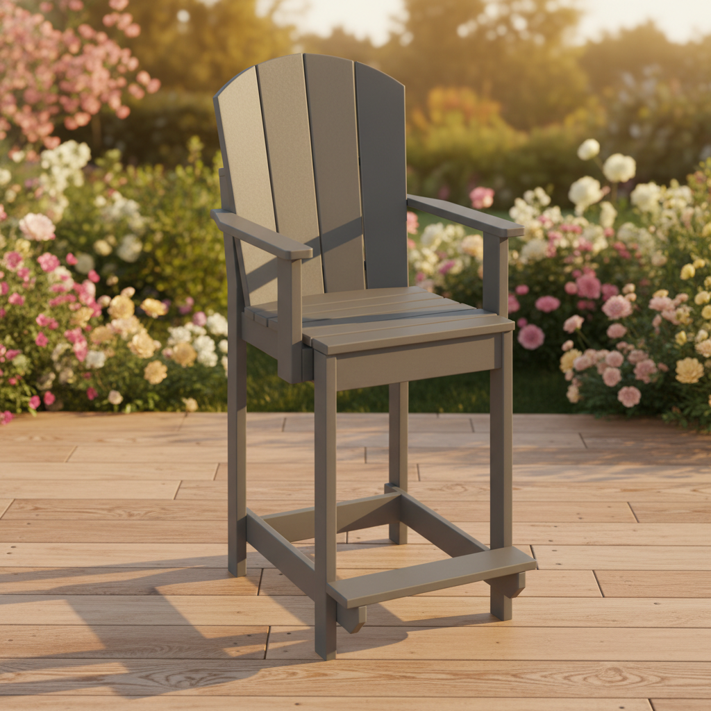 DuraWeather Poly FANBACK DINING CHAIR