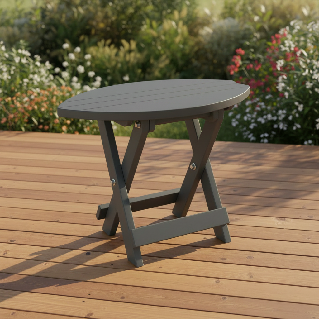 DuraWeather Poly SURFBOARD FOLDING END TABLE