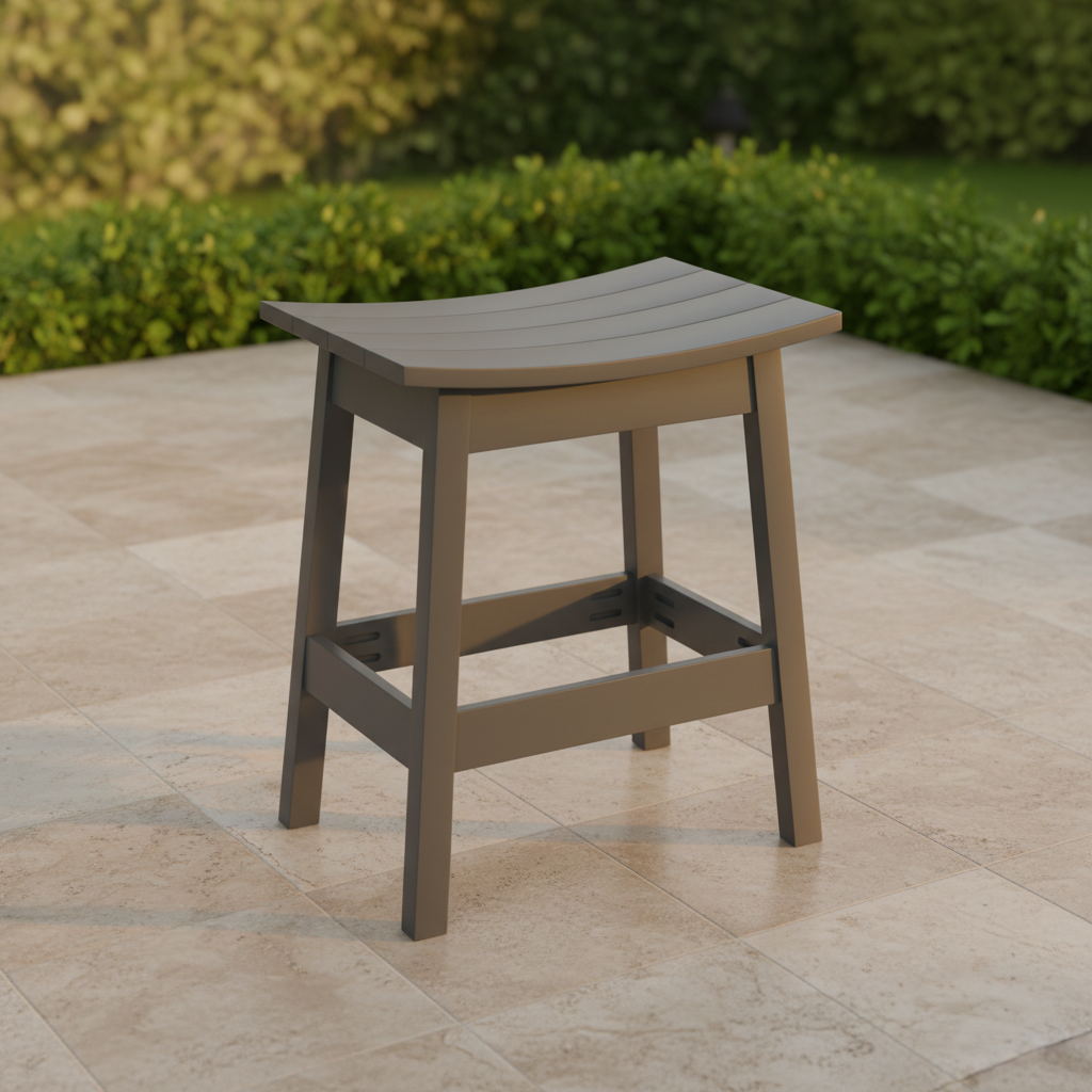 DuraWeather Poly SADDLE STOOL