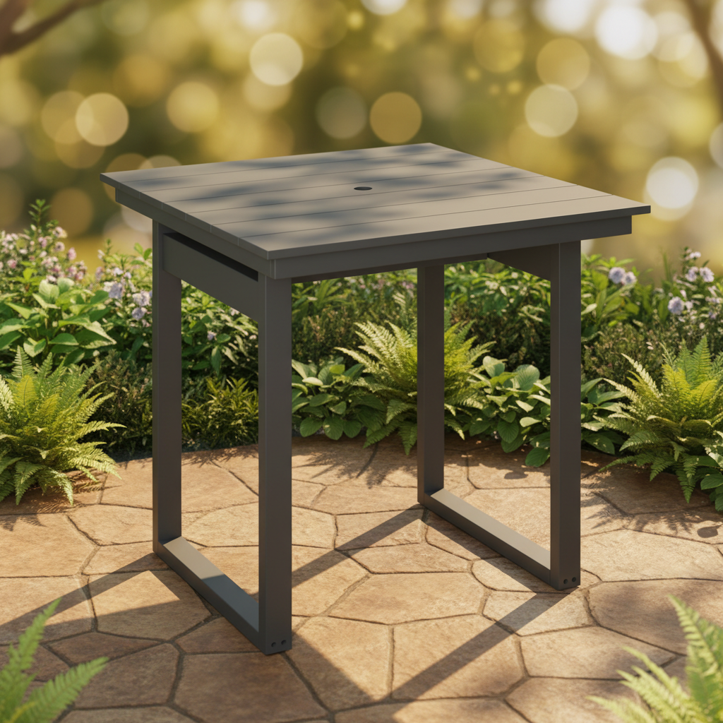 DuraWeather Poly MODERN 38 SQUARE TABLE