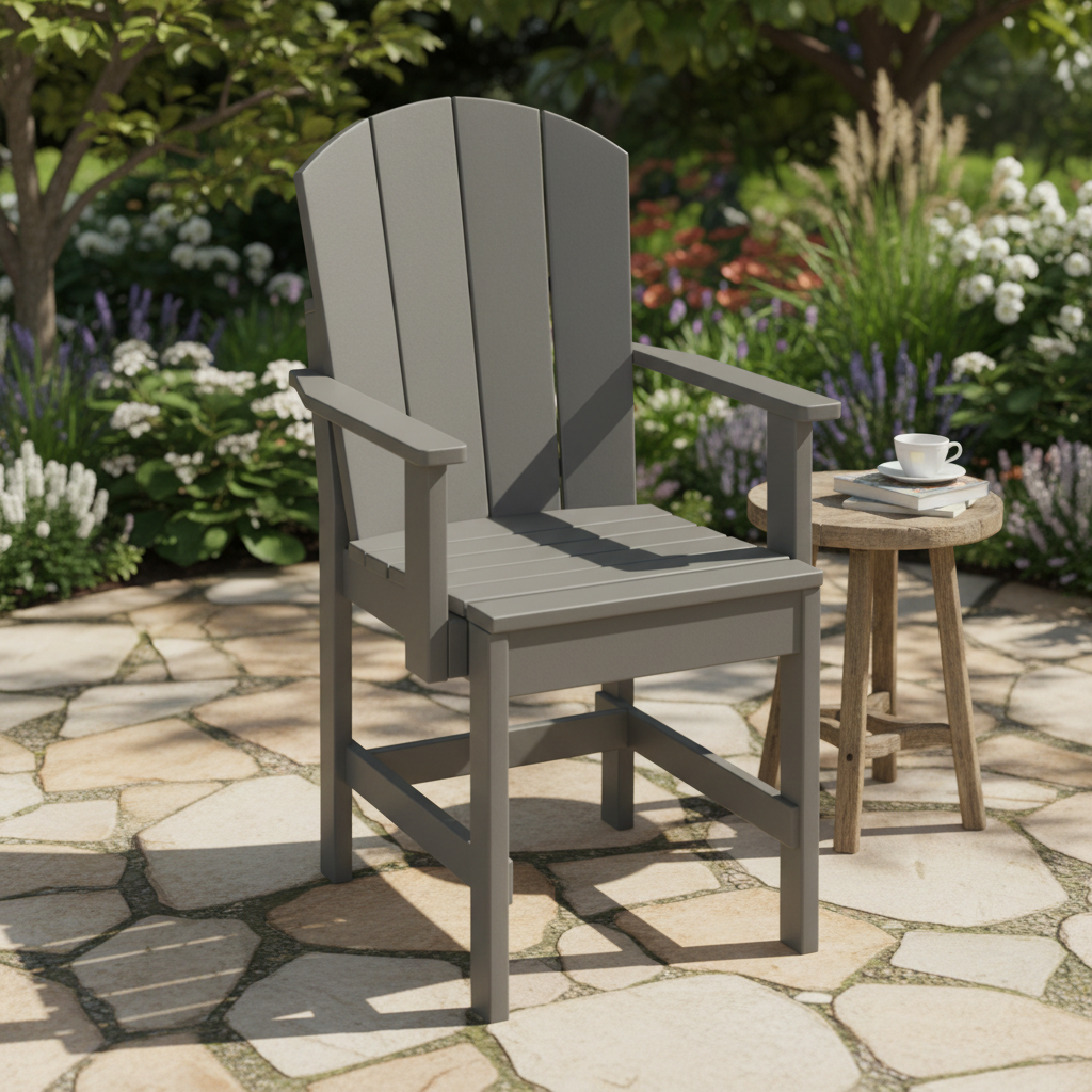 DuraWeather Poly FANBACK DINING CHAIR