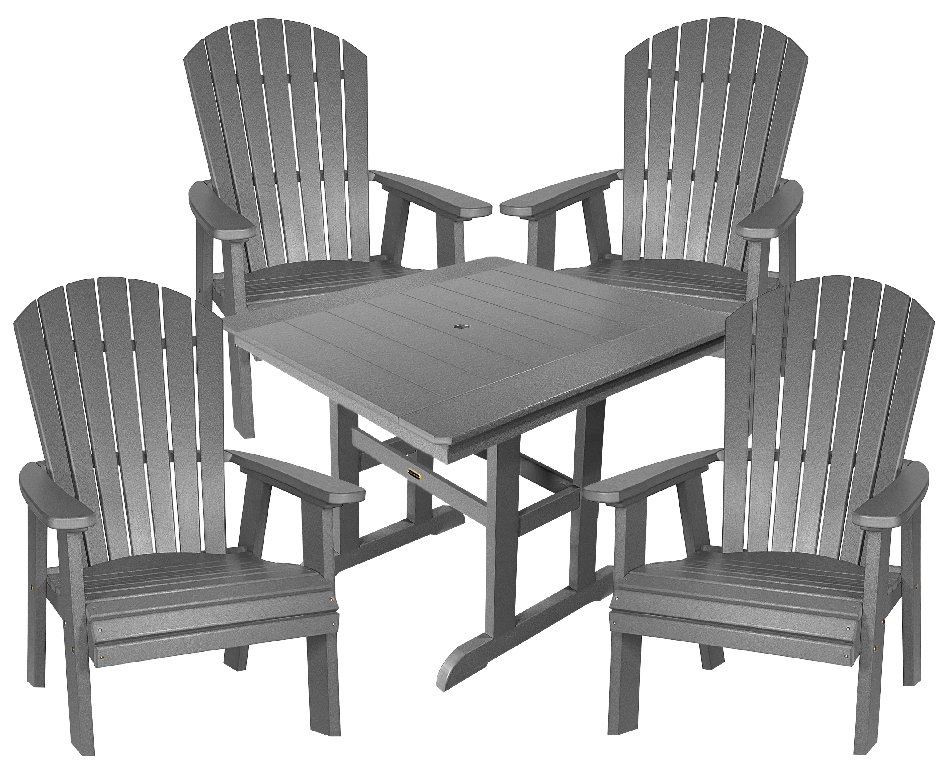 5-Piece Oceanview Adirondack Dining Set - Fully Assembled