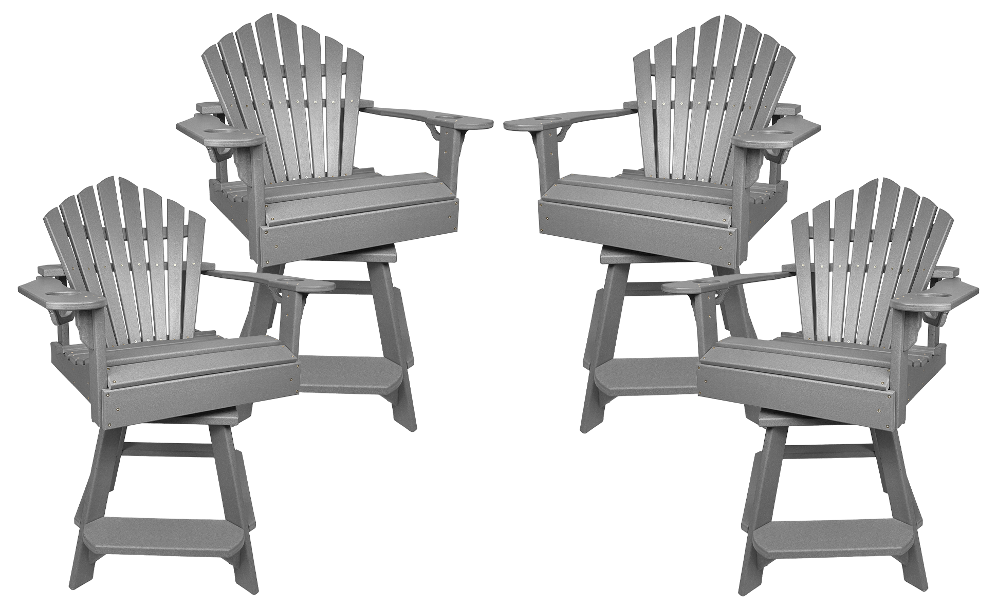Set of 4 - Bridgewater Swivel Counter Chairs