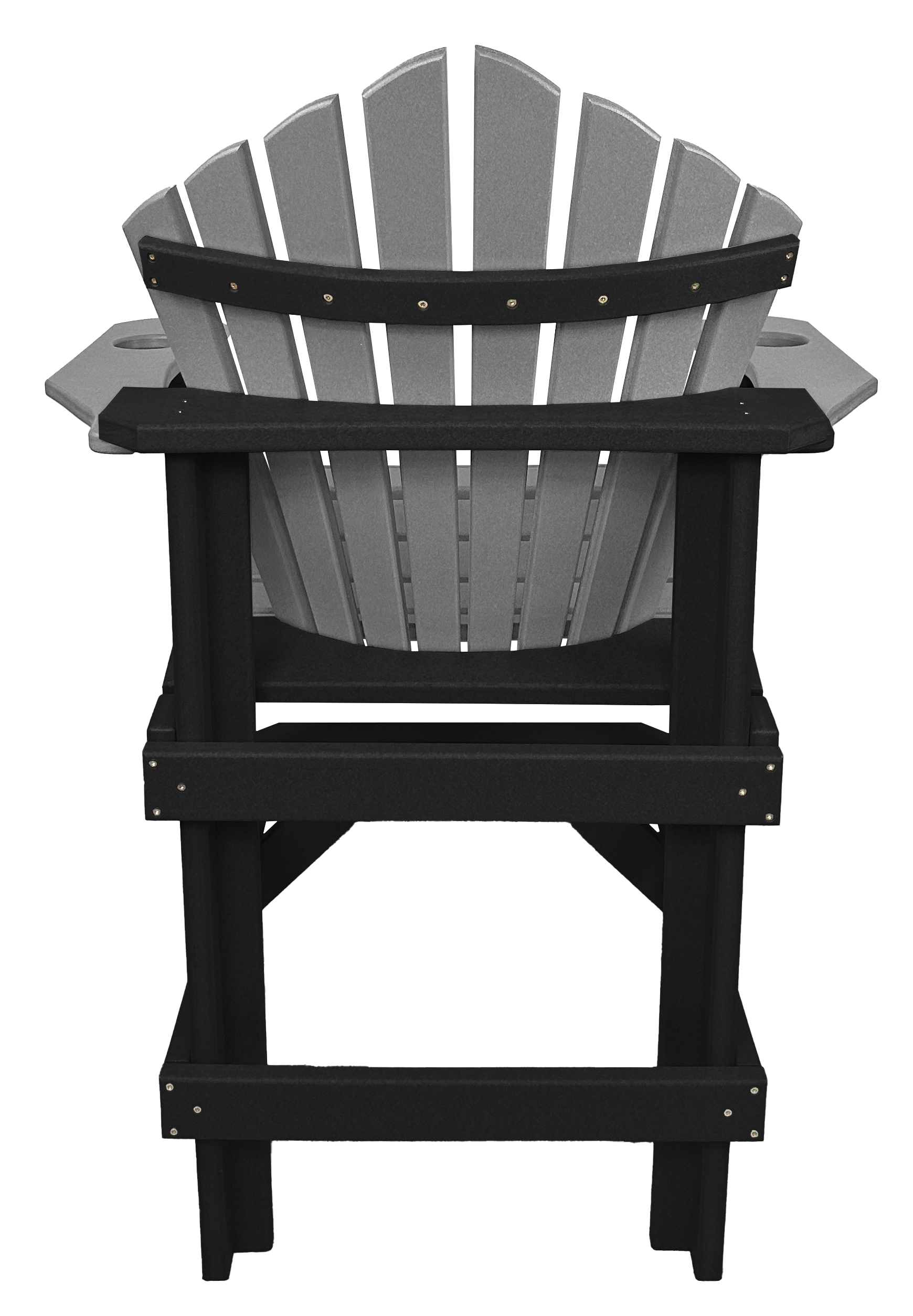 7-Piece 60”rd. Bridgewater Counter Set With Built In Cupholders