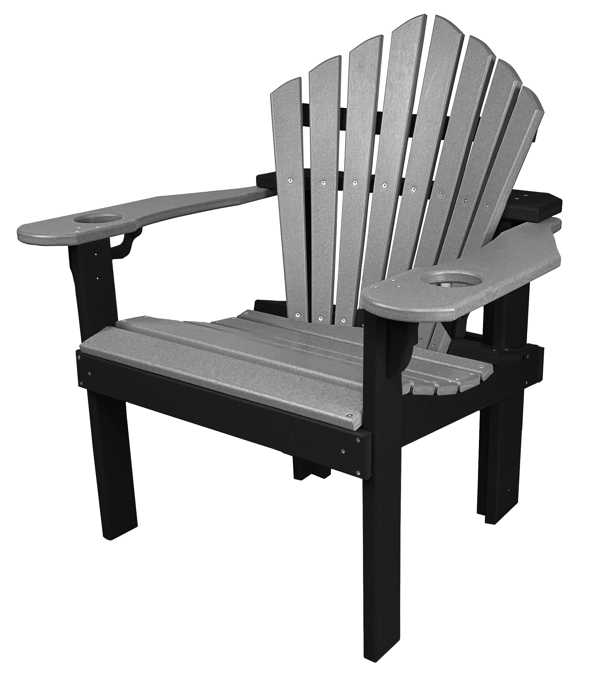 7-Piece 60”rd. Bridgewater Dining Set With Built In Cupholders