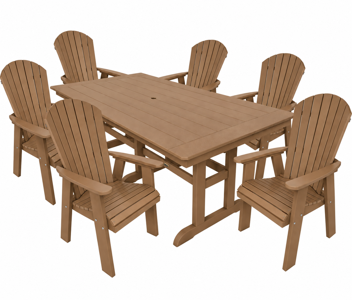7-Piece Oceanview Adirondack Dining Set
