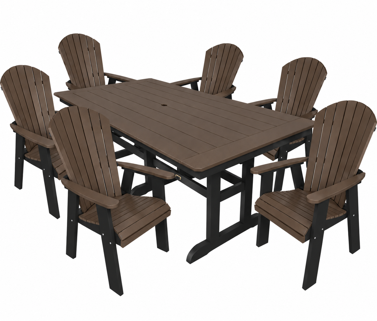 7-Piece Oceanview Adirondack Dining Set