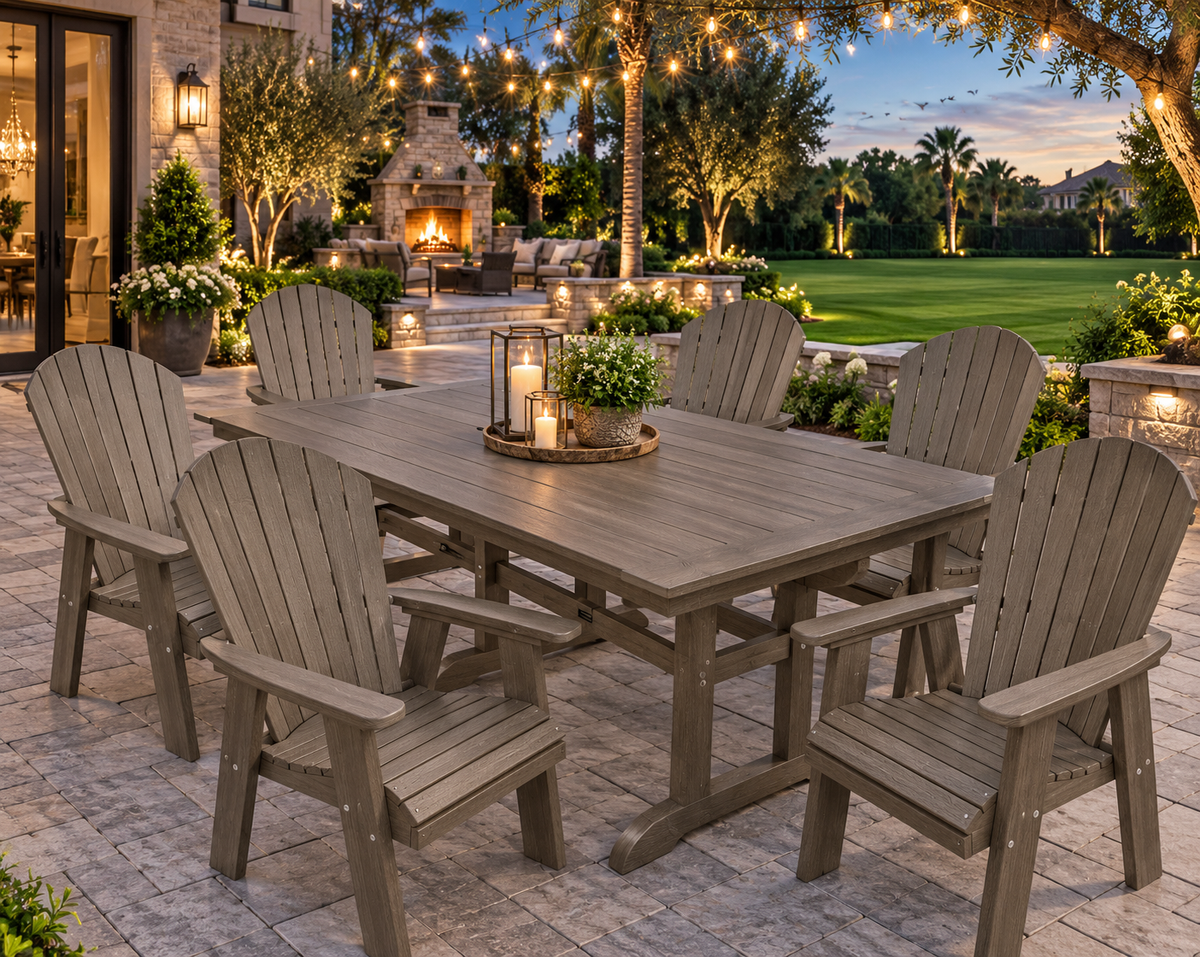 7-Piece Oceanview Adirondack Dining Set