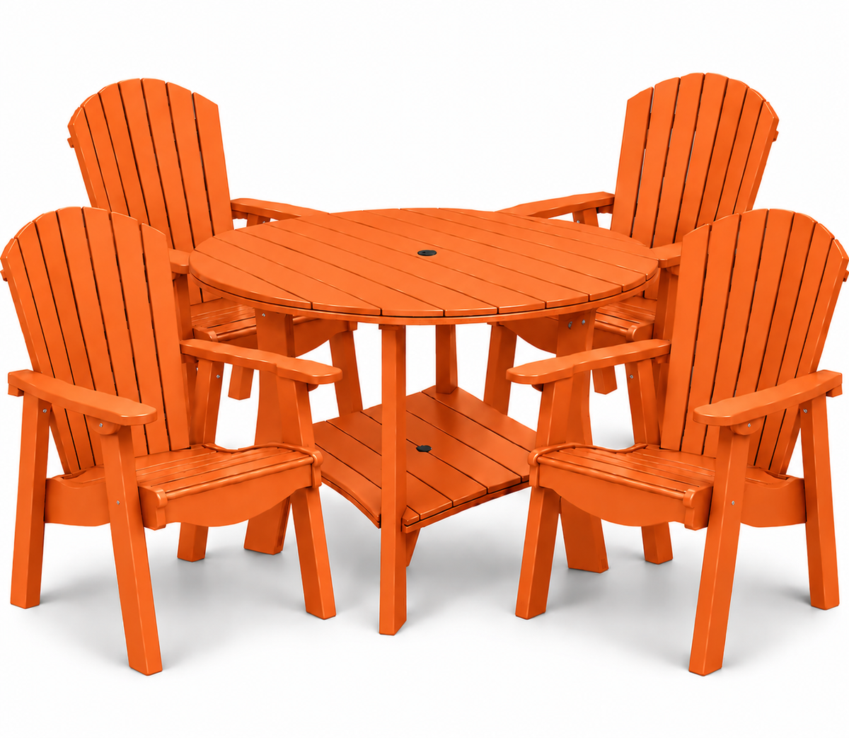 5-Piece Harmony Adirondack Dining Table Set