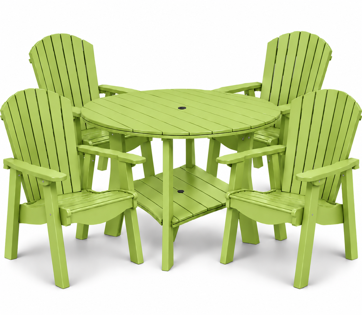 5-Piece Harmony Adirondack Dining Table Set