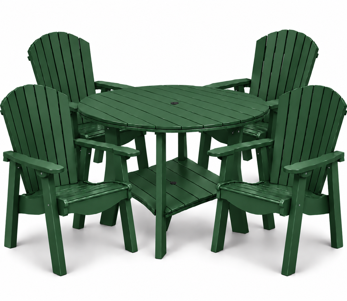 5-Piece Harmony Adirondack Dining Table Set