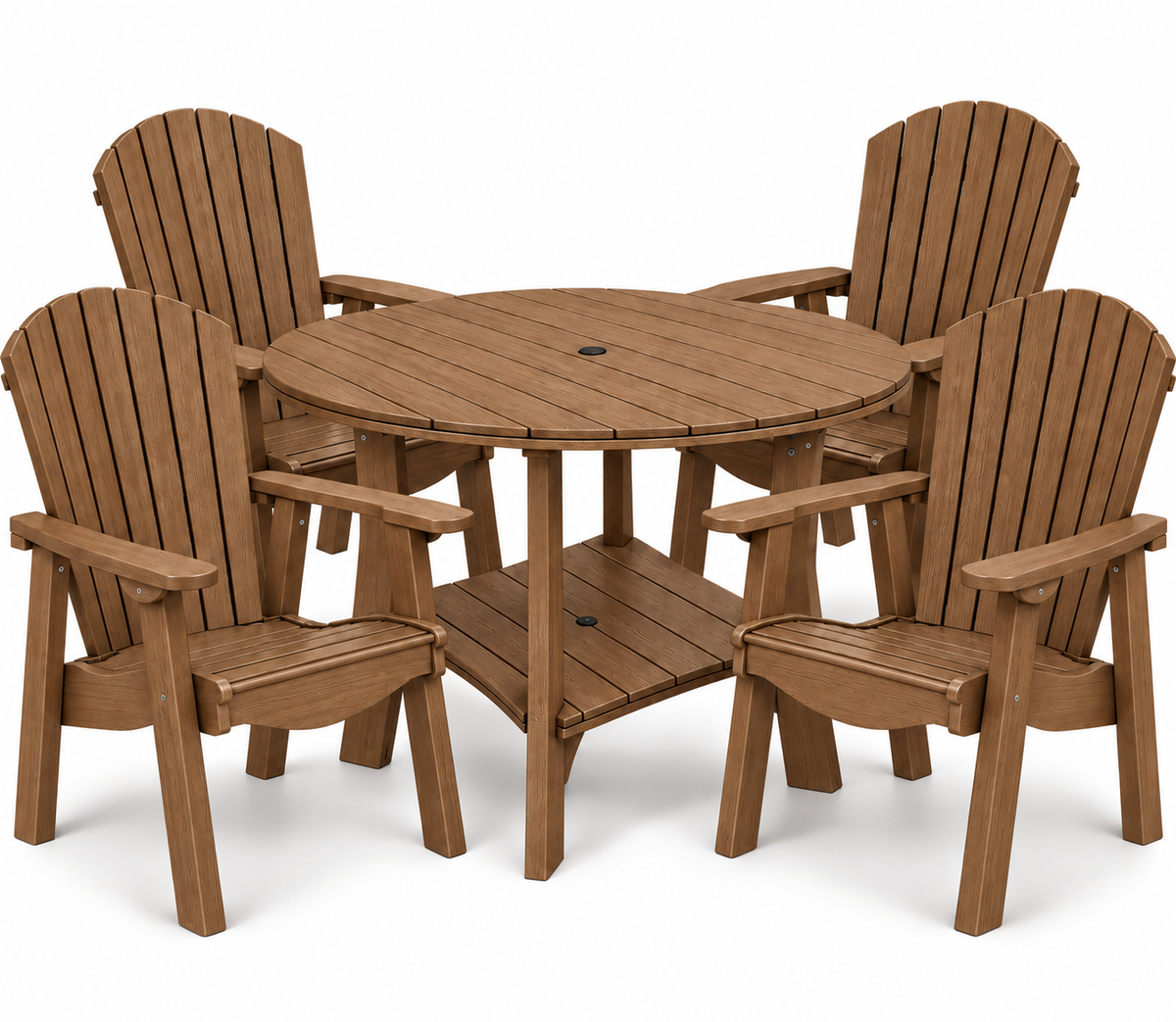 5-Piece Harmony Adirondack Dining Table Set