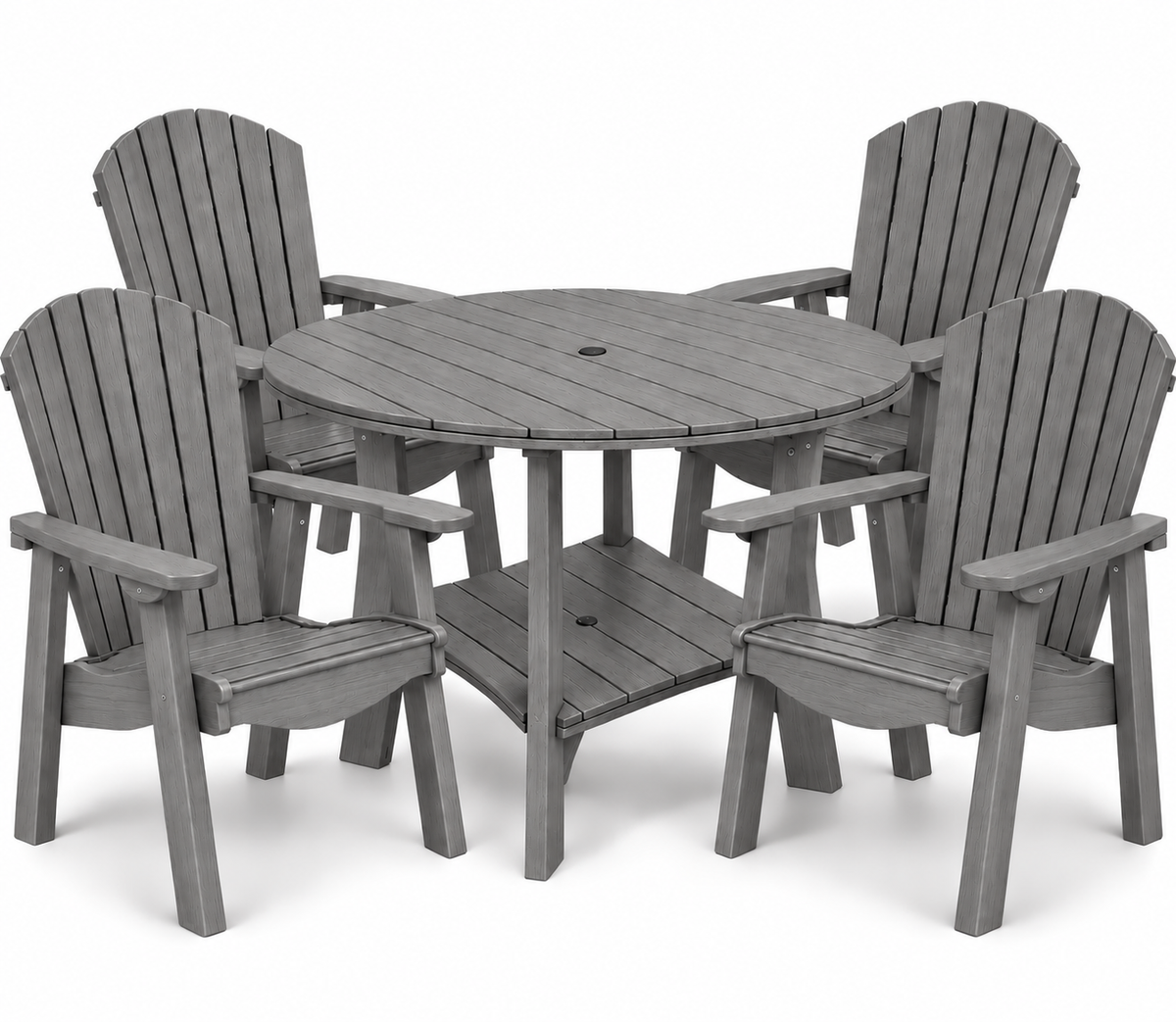 5-Piece Harmony Adirondack Dining Table Set