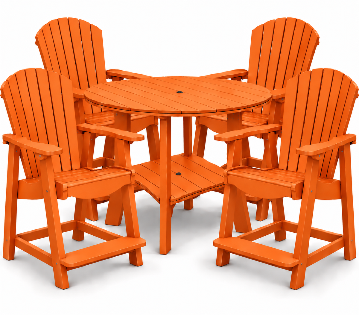 5-Piece Harmony Adirondack Counter Table Set