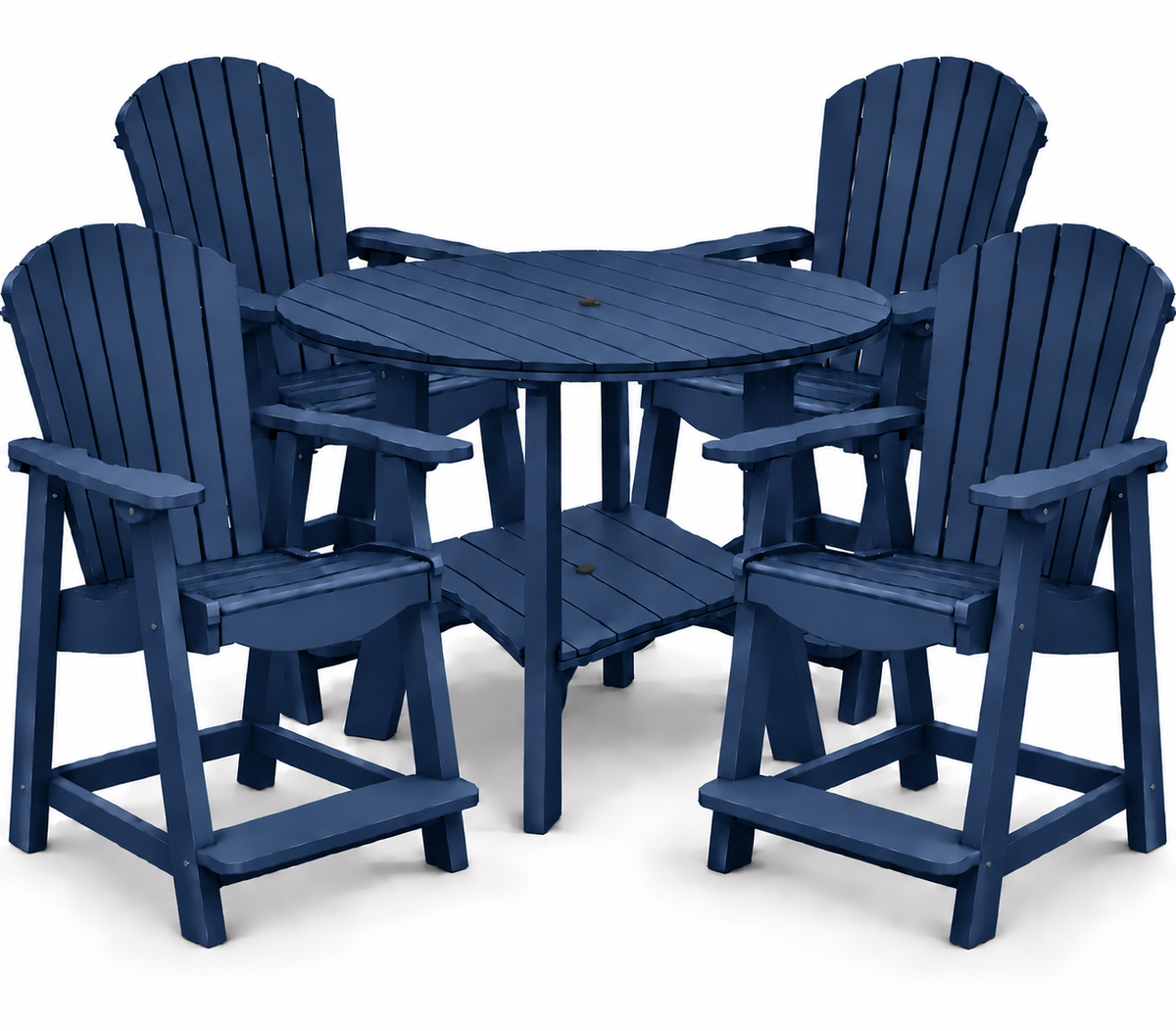5-Piece Harmony Adirondack Counter Table Set