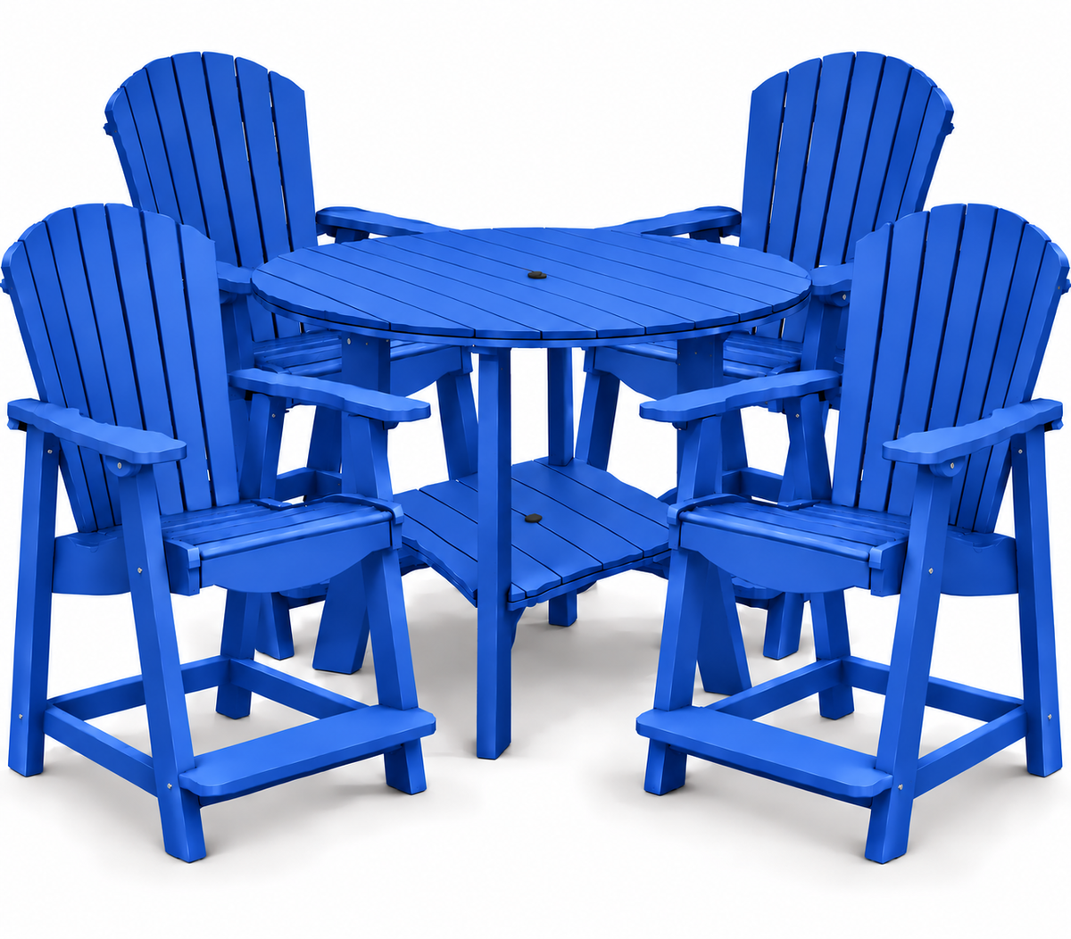 5-Piece Harmony Adirondack Counter Table Set