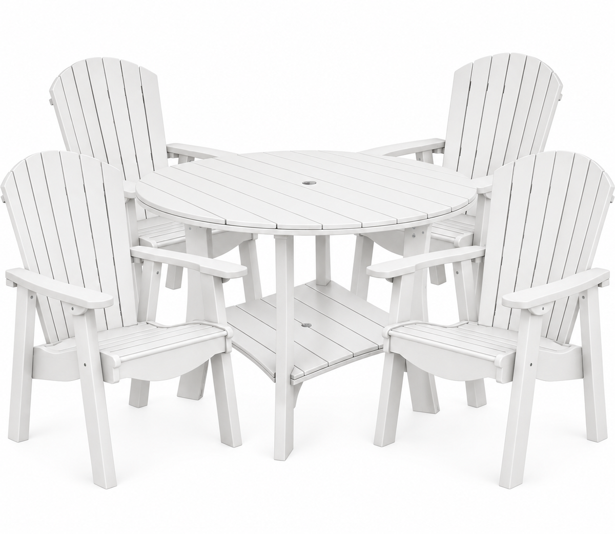 5-Piece Harmony Adirondack Dining Table Set