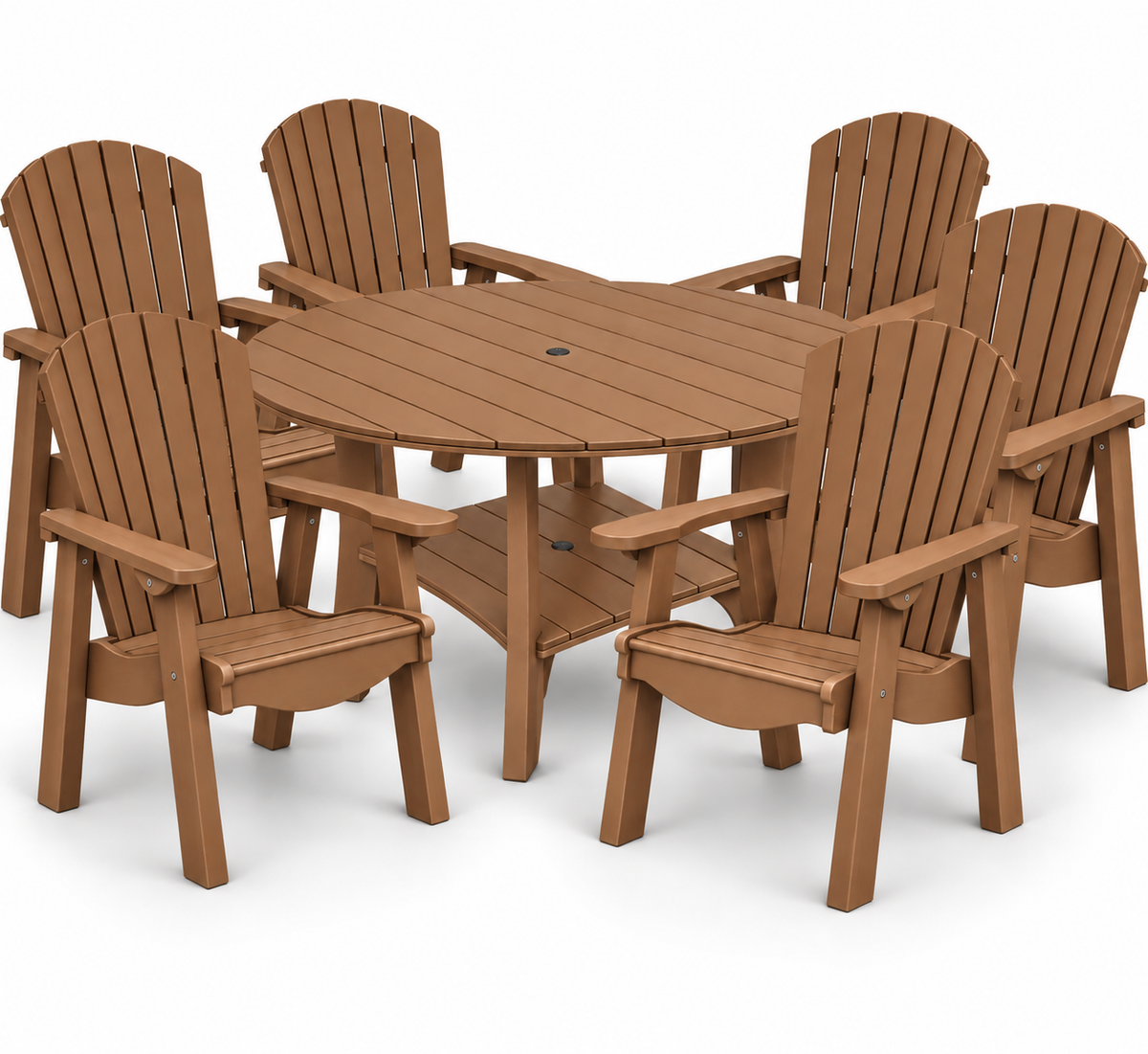 7-Piece Harmony Adirondack Dining Table Set