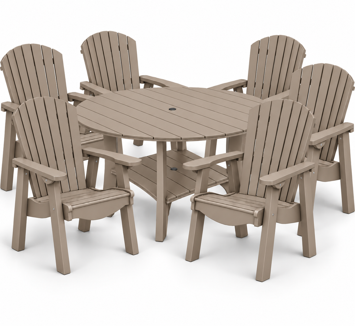 7-Piece Harmony Adirondack Dining Table Set