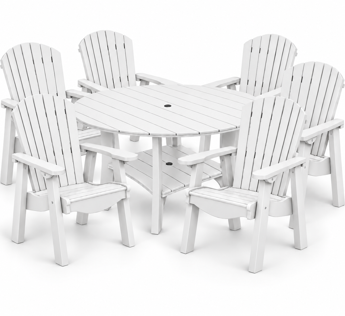7-Piece Harmony Adirondack Dining Table Set