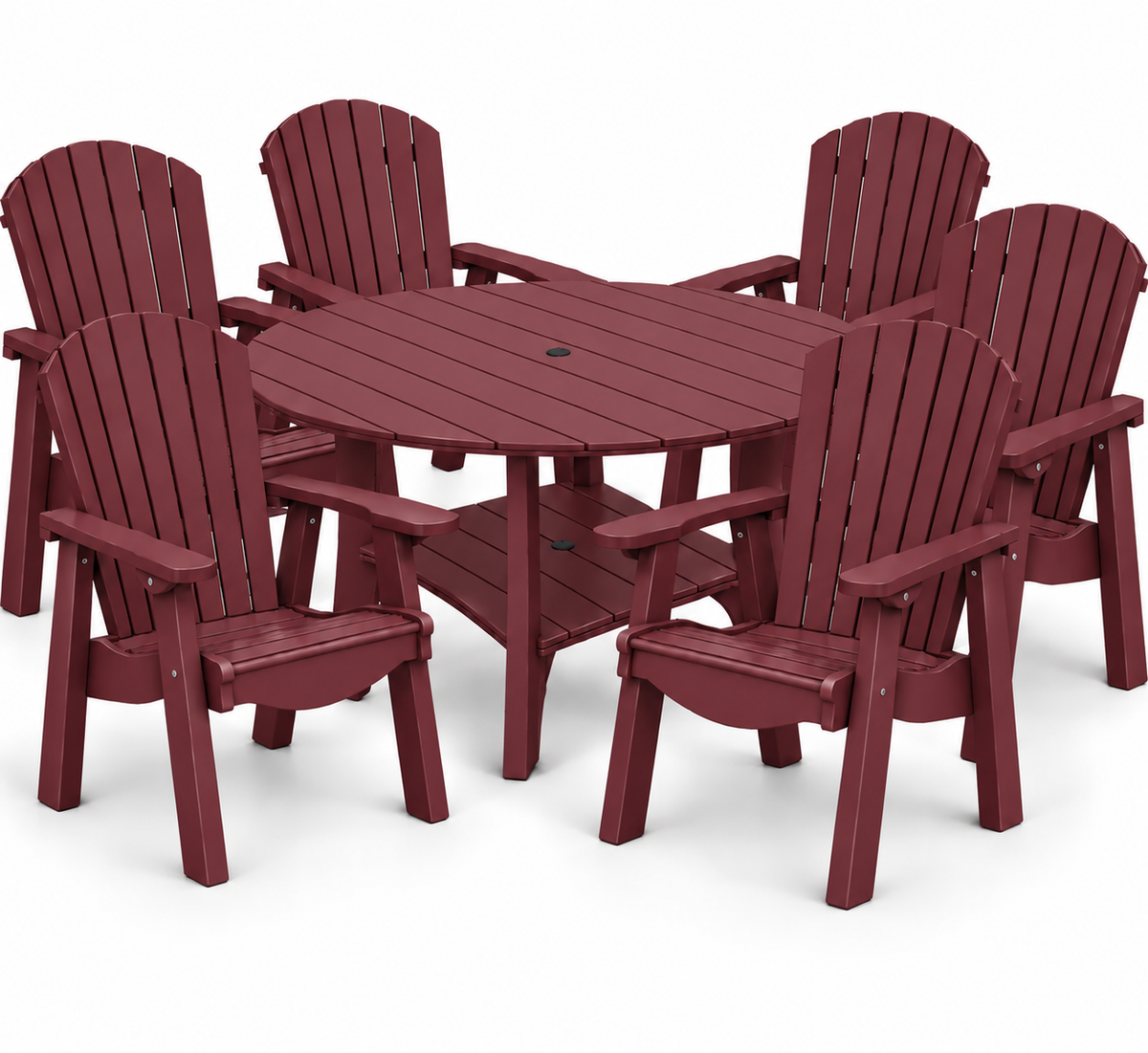 7-Piece Harmony Adirondack Dining Table Set