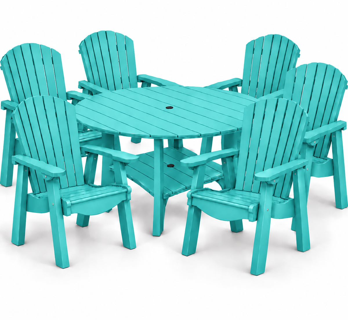 7-Piece Harmony Adirondack Dining Table Set