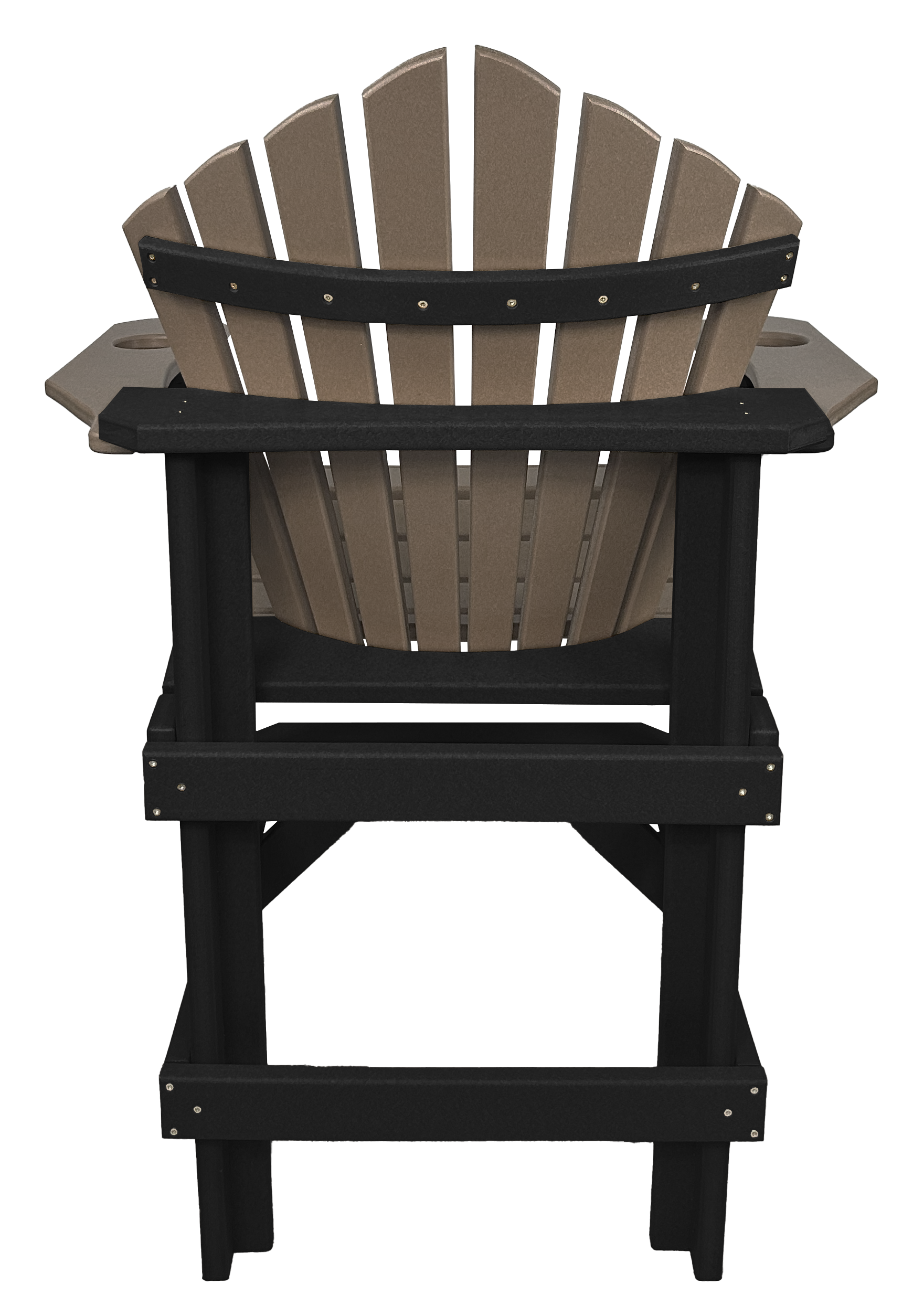7-Piece 60”rd. Bridgewater Counter Set With Built In Cupholders