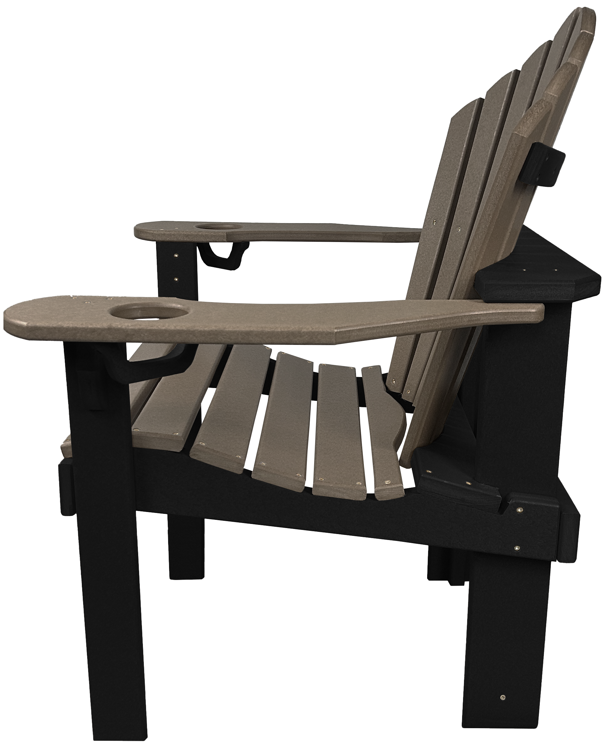7-Piece 60”rd. Bridgewater Dining Set With Built In Cupholders