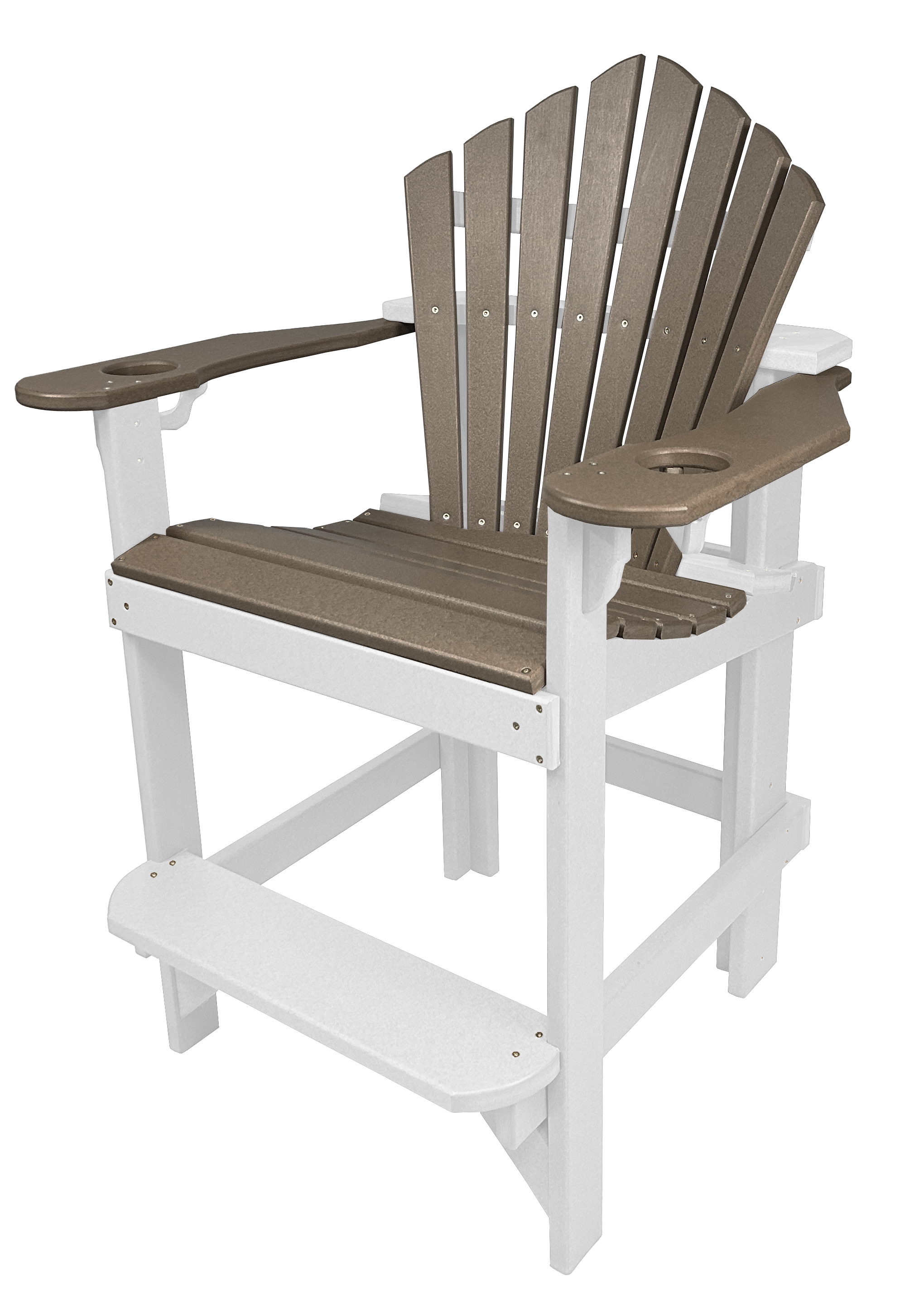 Set of 6 - Bridgewater Counter Chairs With Built In Cupholders