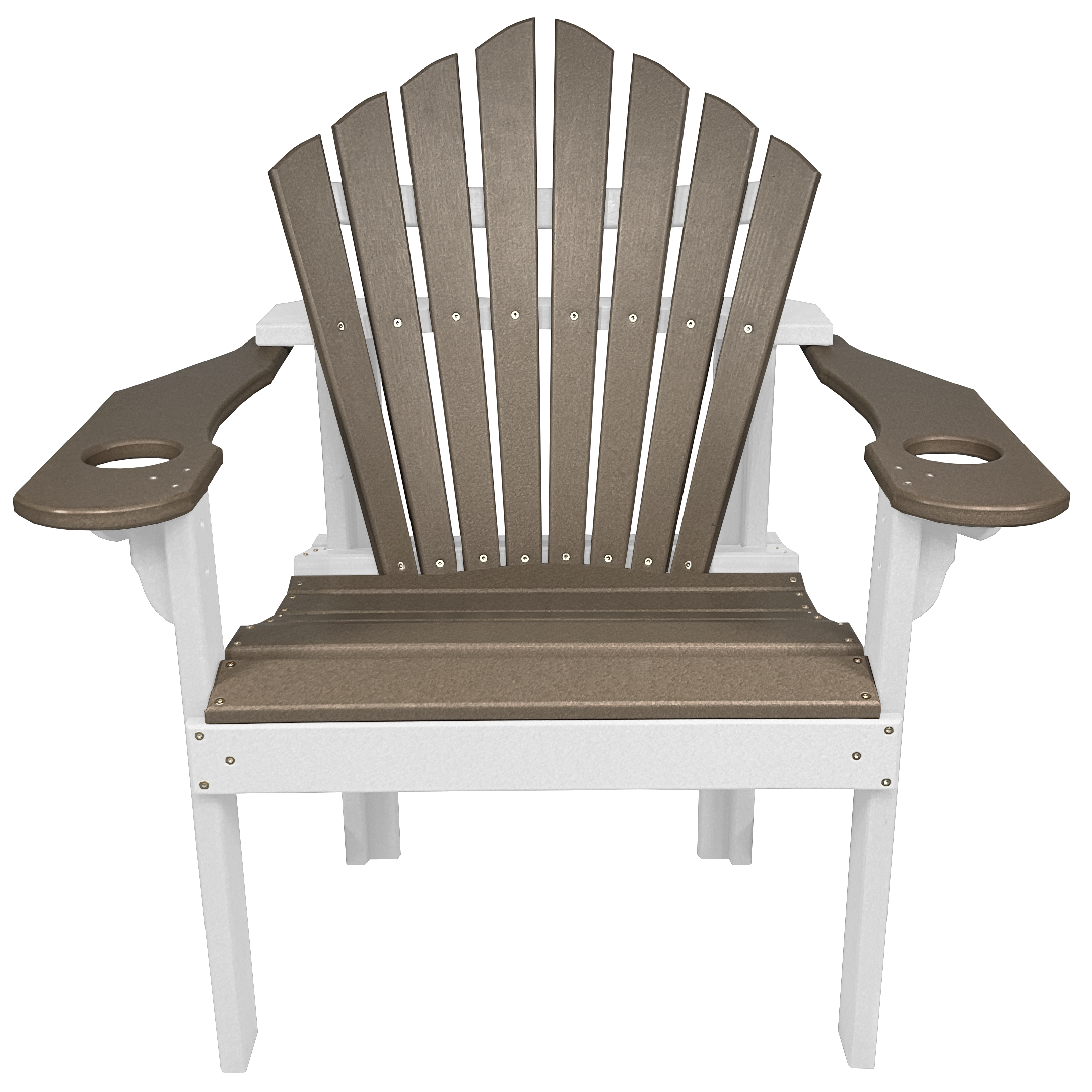 7-Piece 60”rd. Bridgewater Dining Set With Built In Cupholders