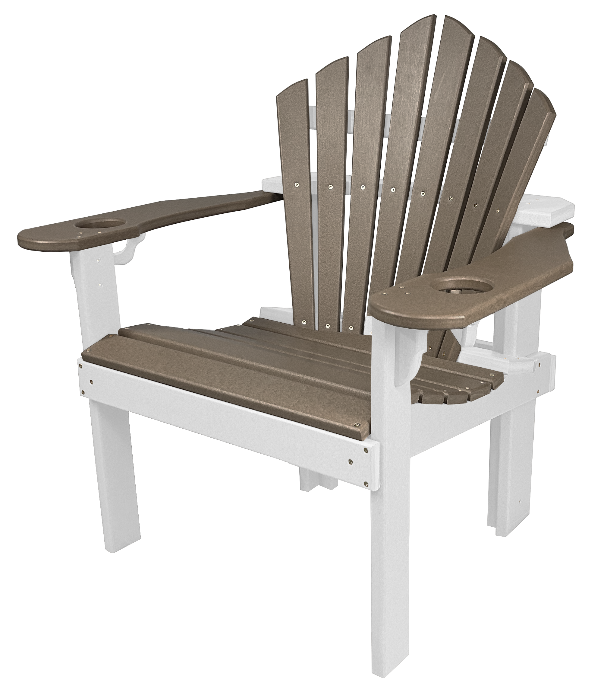 7-Piece 60”rd. Bridgewater Dining Set With Built In Cupholders