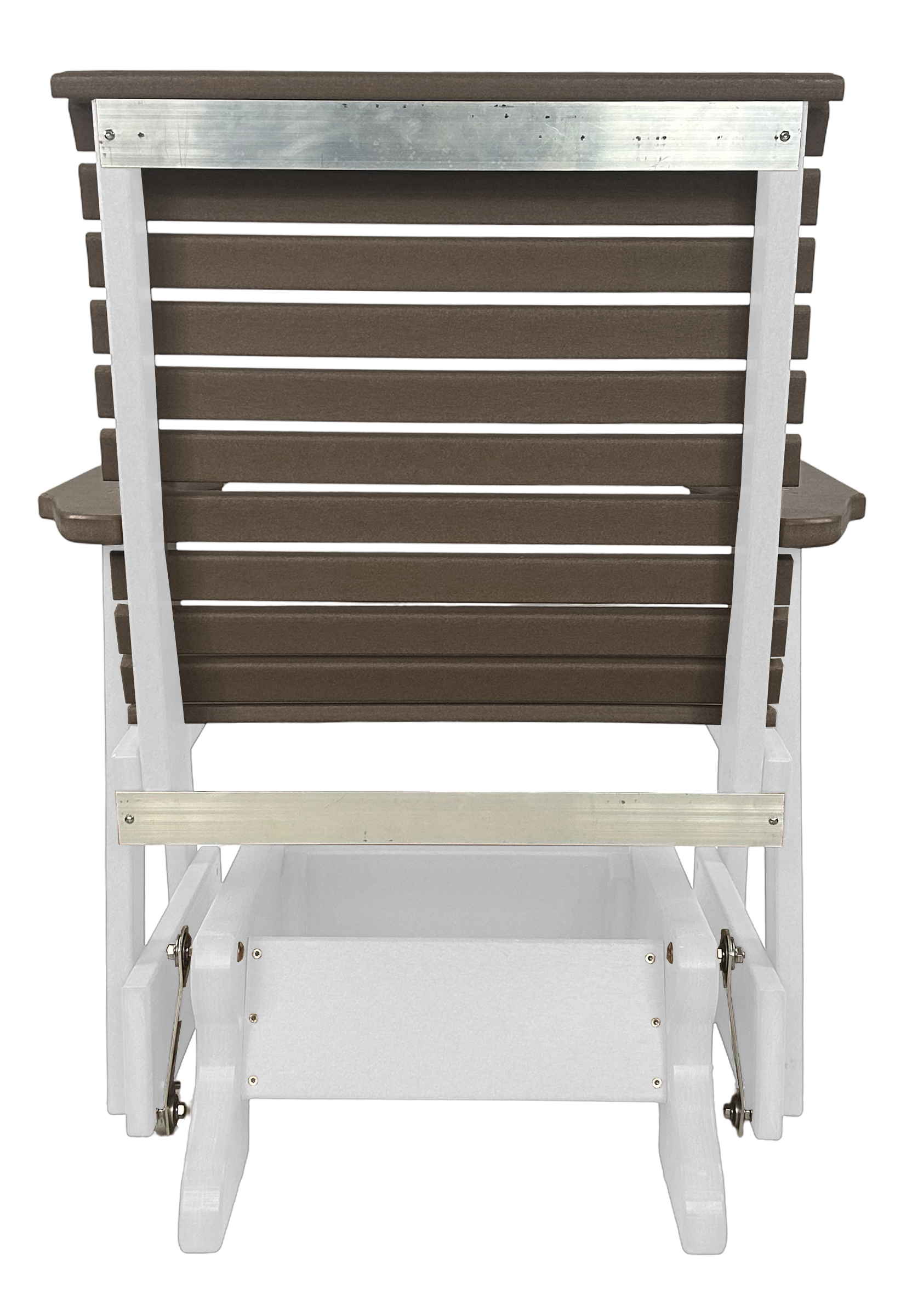 Set of 6 - Rolled Back Single Gliders With Built In Cup Holders