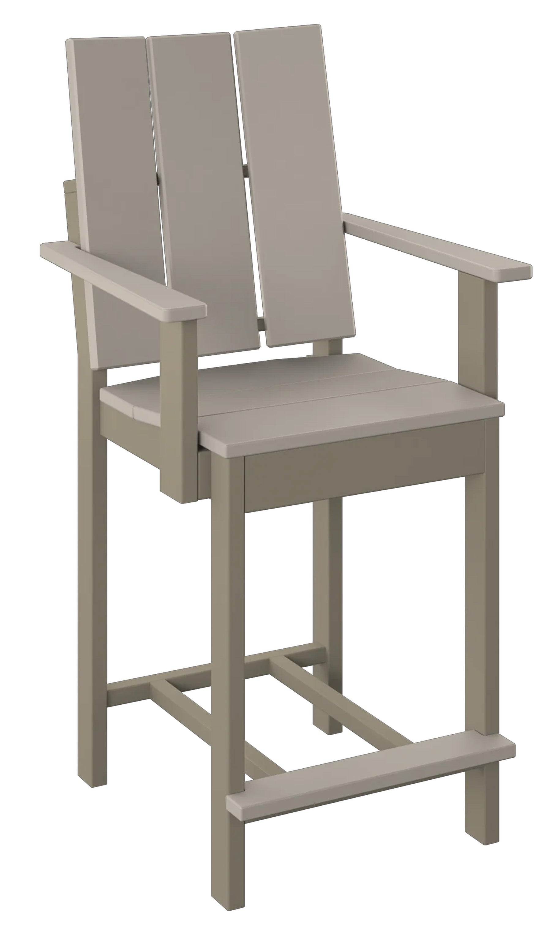 Modern Adirondack Counter Chair
