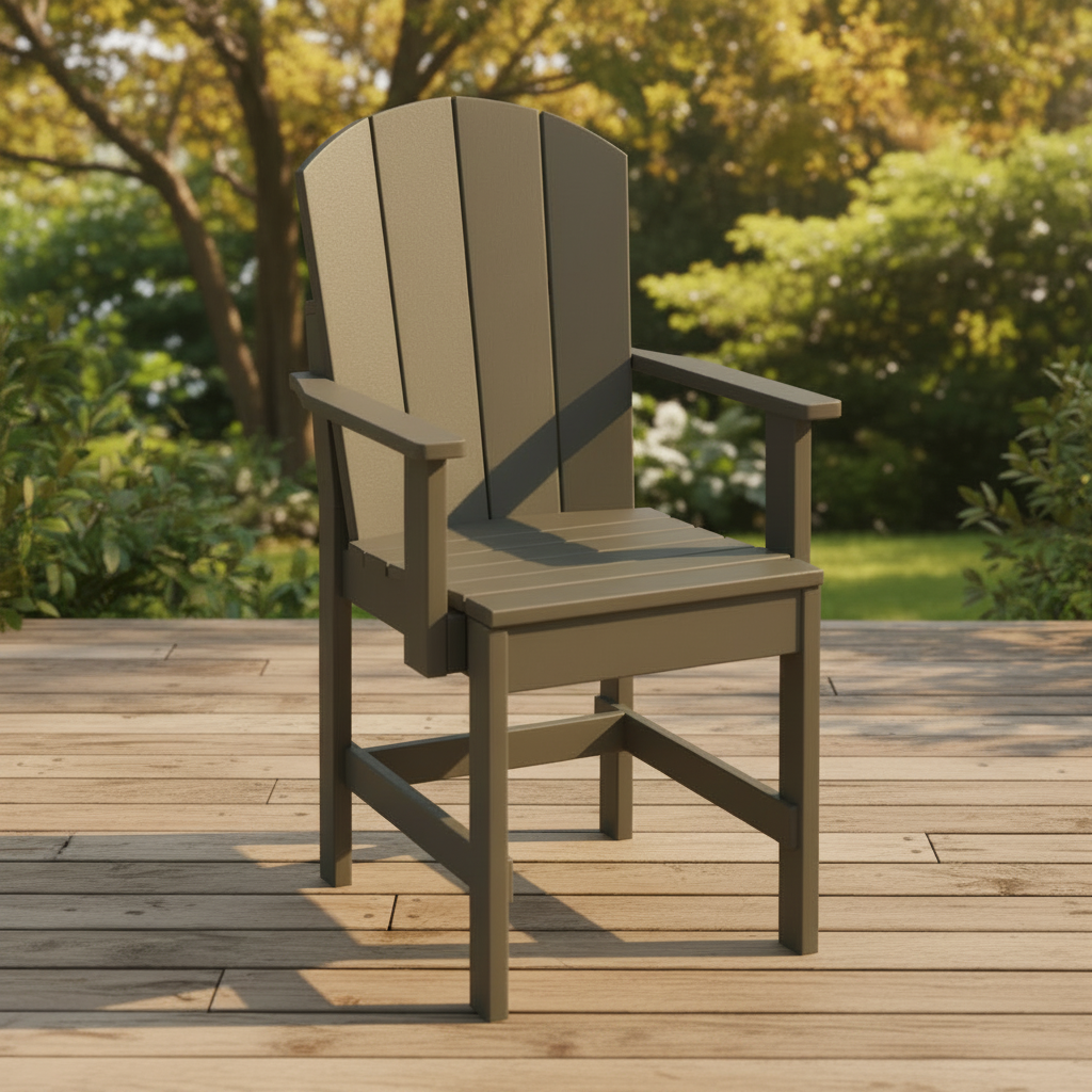 DuraWeather Poly FANBACK DINING CHAIR