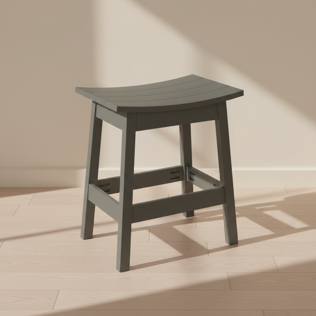 DuraWeather Poly SADDLE STOOL