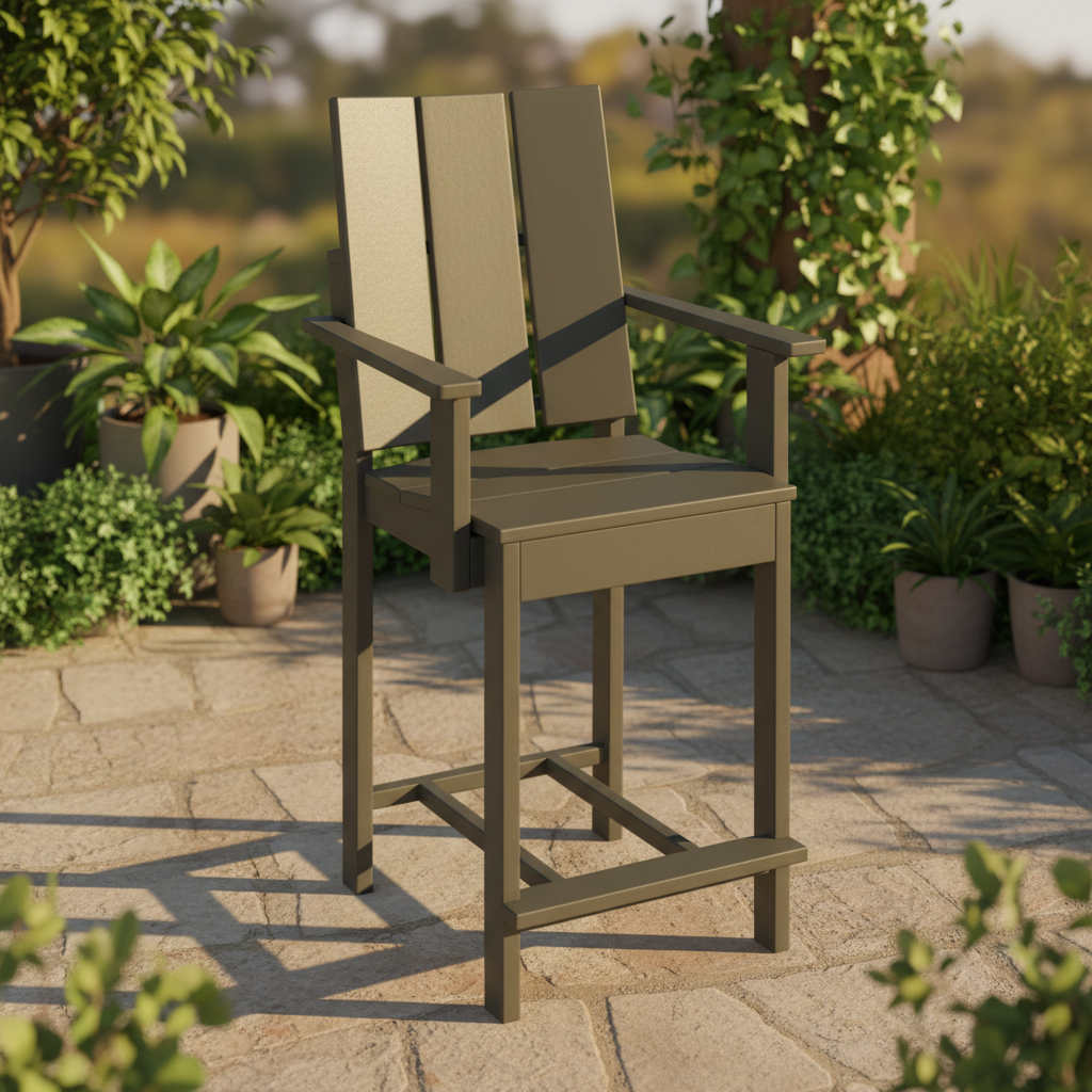 DuraWeather Poly MODERN DINING CHAIR