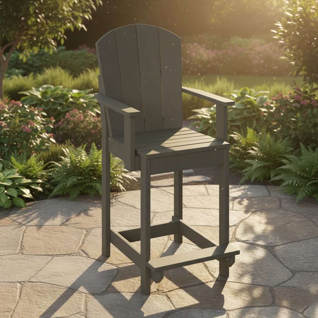 DuraWeather Poly FANBACK DINING CHAIR
